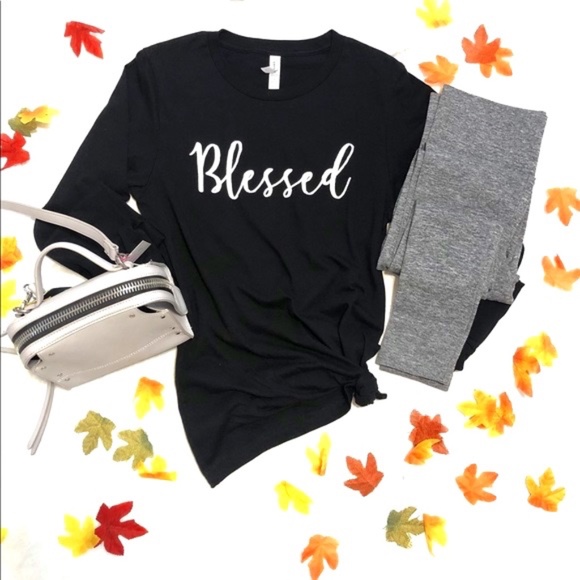 Blessed Graphic long sleeve T - Picture 1 of 2